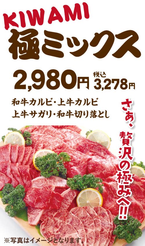 極ミックス2,980円